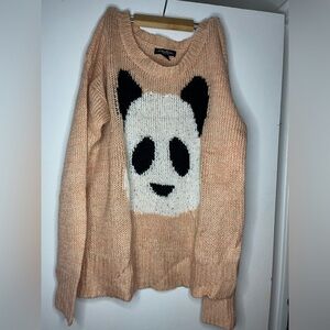 Panda knit sweater